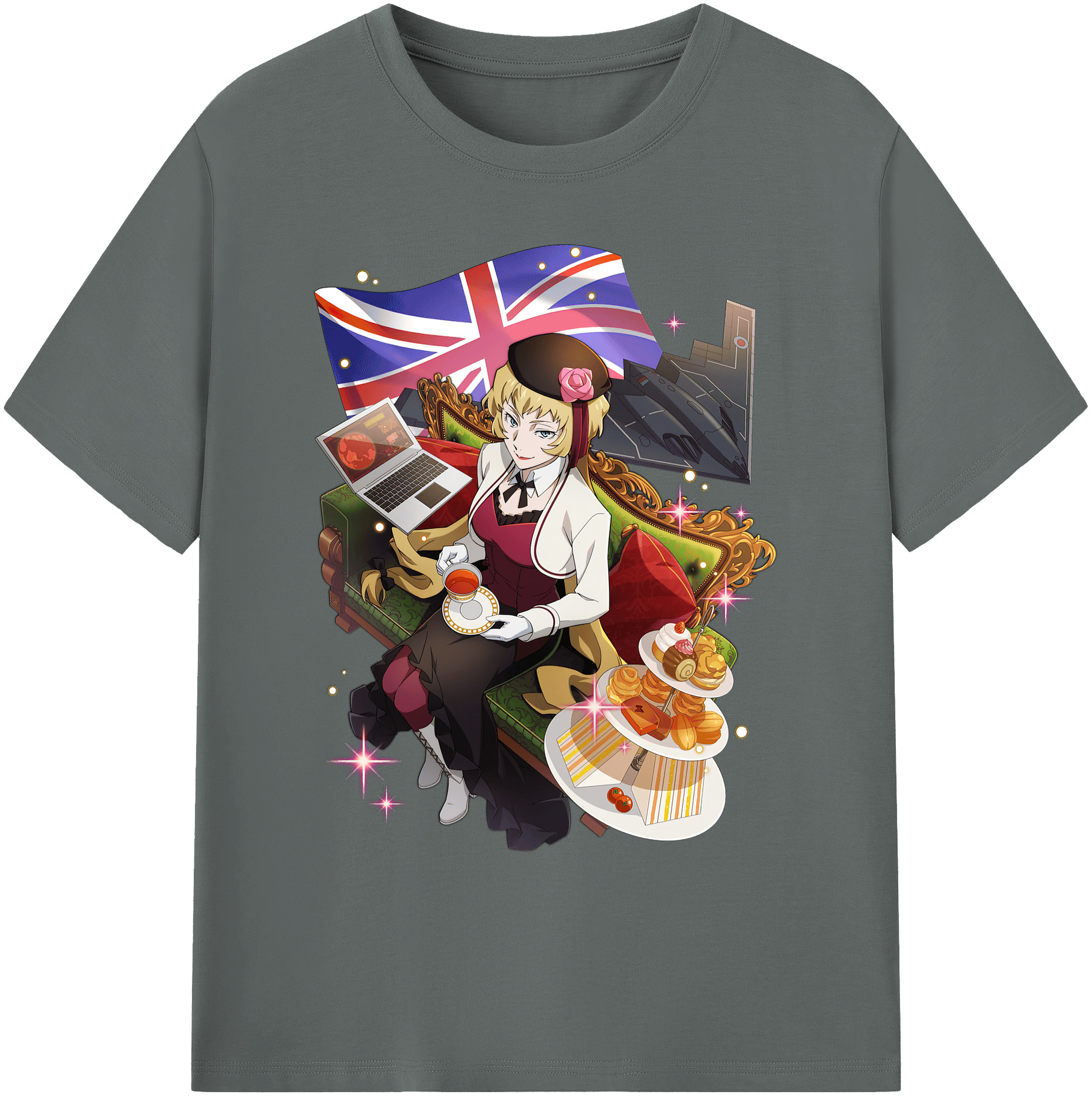 （画像用） 文豪ストレイドッグス Bungo Stray Dogs 綿100％ メンズ半袖Tシャツ｜肌触りやわらか＆通気性